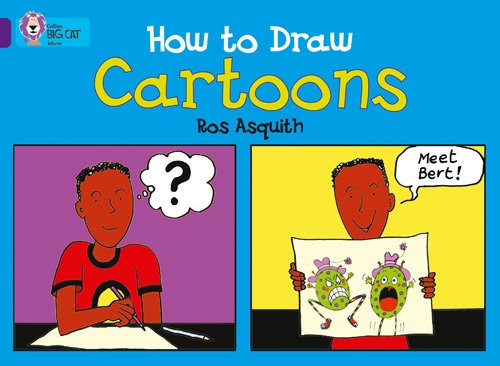 COLLINS BIG CAT HOW TO DRAW CARTOONS PURPLE