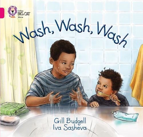 COLLINS BIG CAT WASH WASH WASH-PINK A BAND