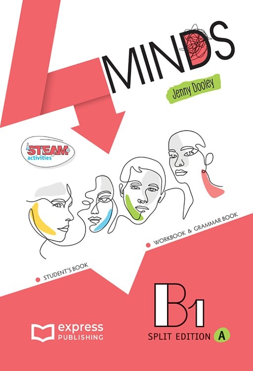 4 MINDS B1 WORKBOOK & GRAMMAR BOOK STUDENTS APP