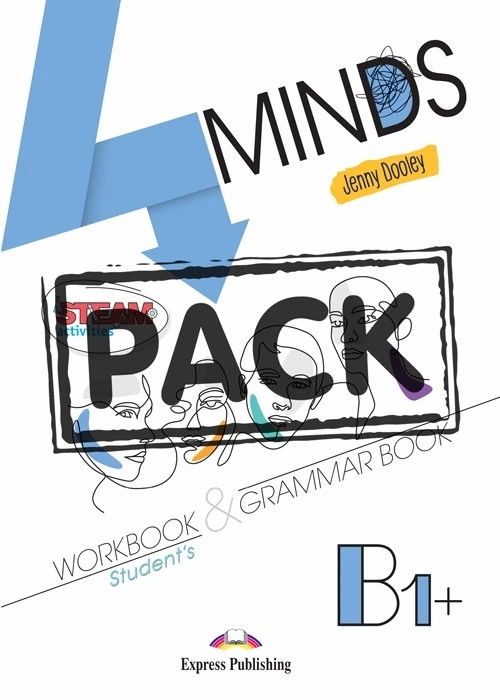 4 MINDS B1+ WORKBOOK & GRAMMAR BOOK STUDENTS APP
