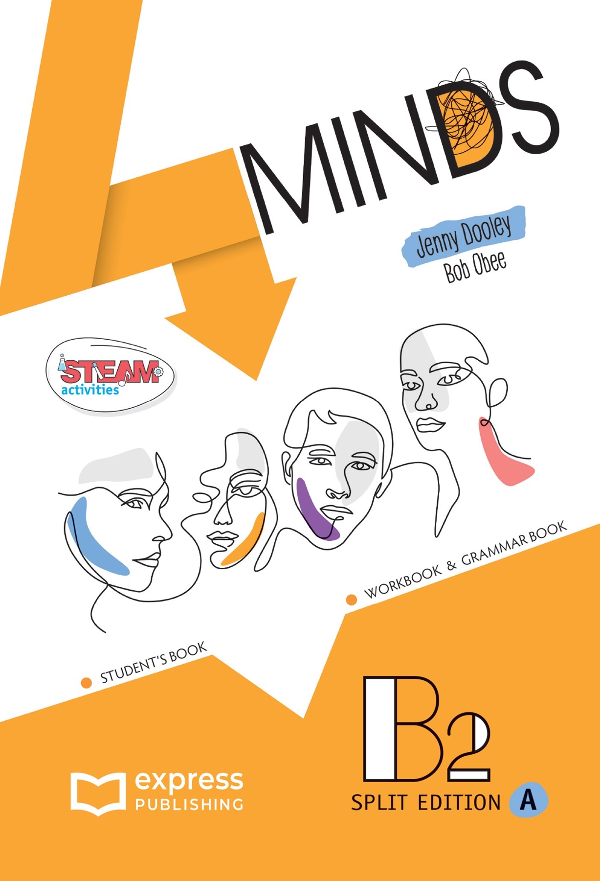 4 MINDS B2 WORKBOOK & GRAMMAR BOOK STUDENTS