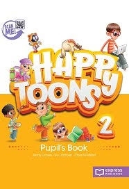 HAPPY TOONS 2 PUPILS BOOK WITH APP