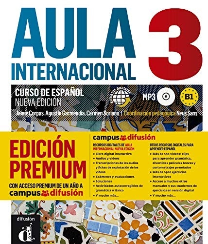 Aula Int 3 Nueva edIcIón LIbro del alumno + CD