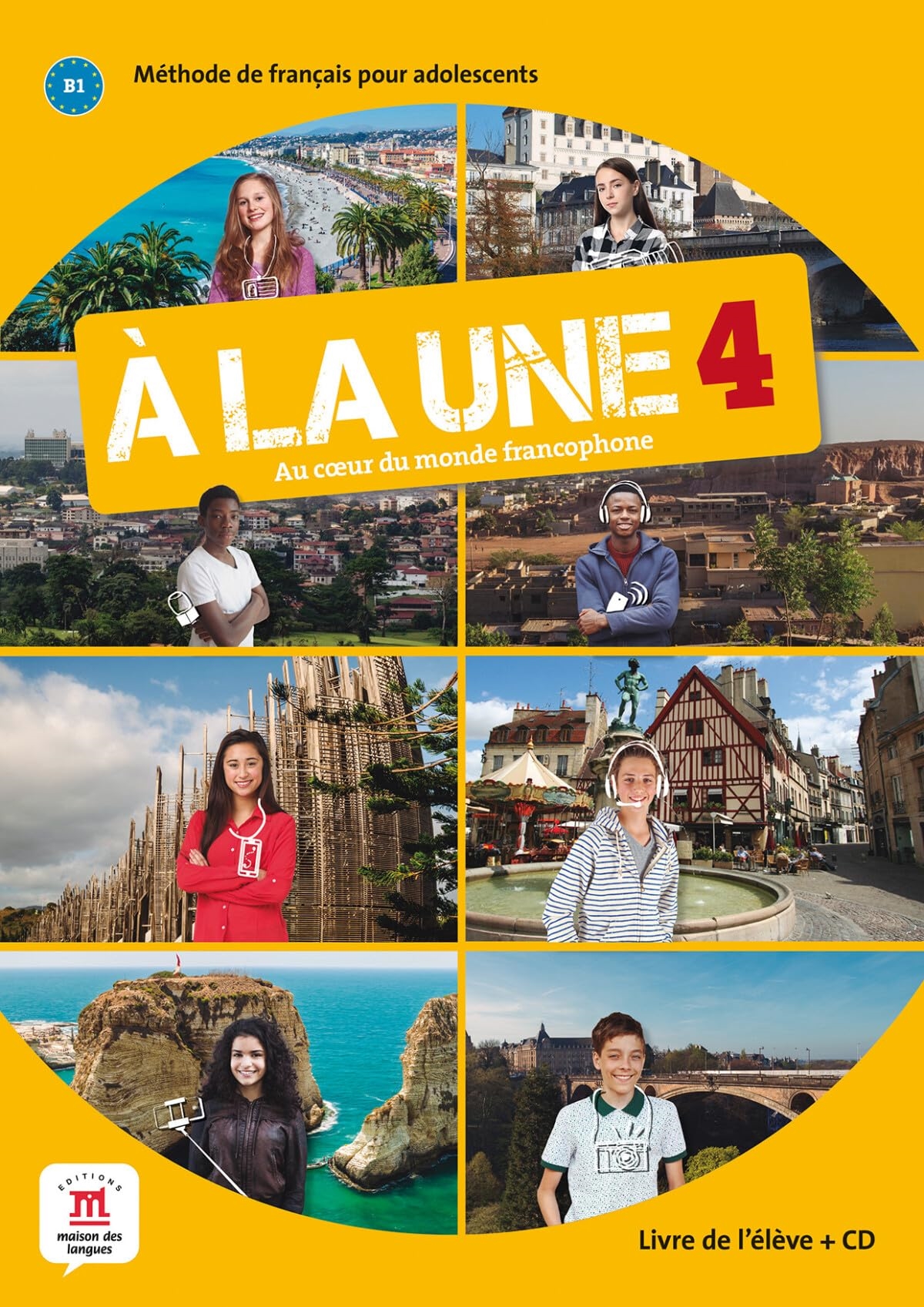 A LA UNE 4 LIVRE DE LELEVE + CD