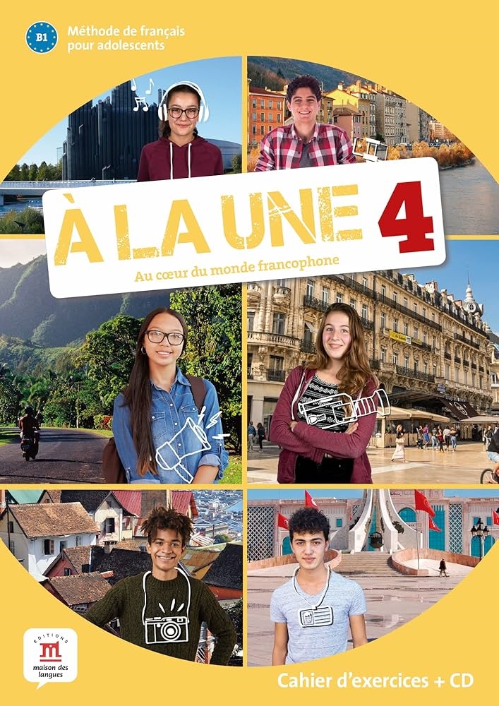 A LA UNE 4 CAHIER DEXERCICES + CD