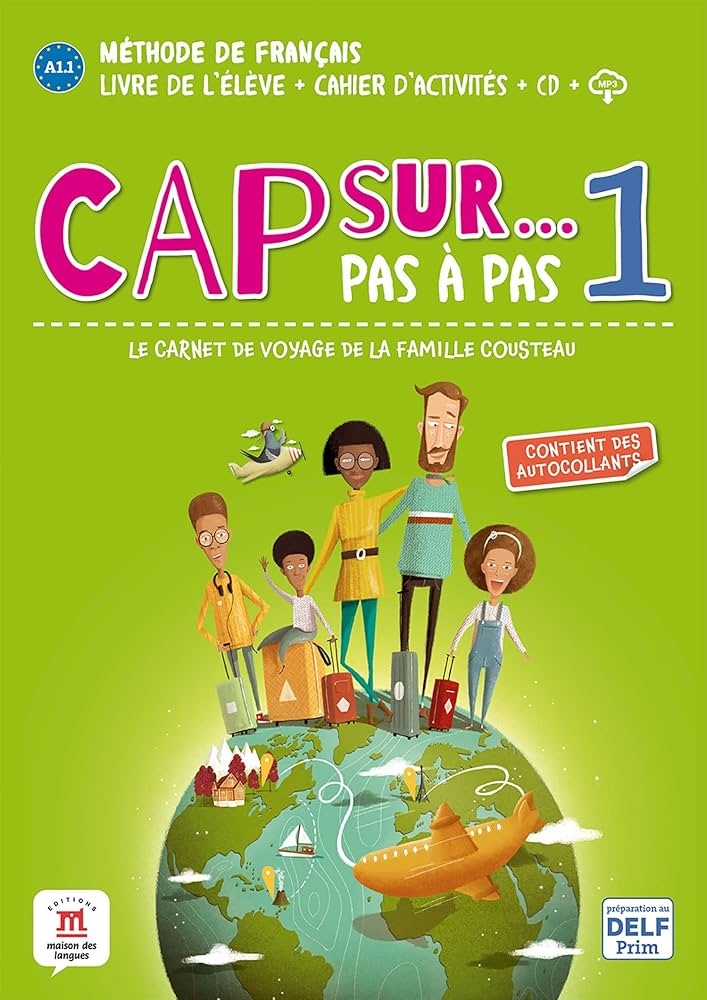 CAP SUR PAS A PAS 1 LIVRE DE LELEVE + CAHIER DACTI