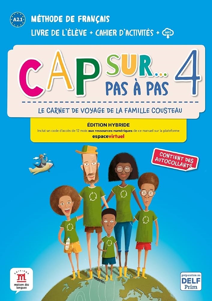 CAP SUR PAS A PAS 4 LIVRE DE LELEVE + CAHIER DACTI