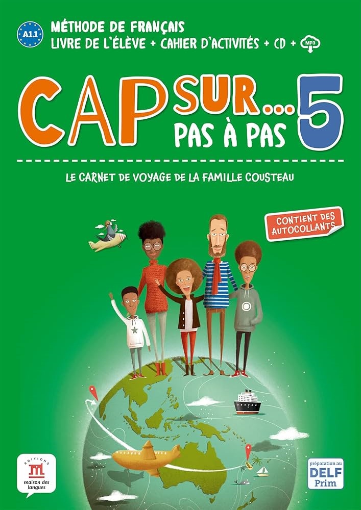 CAP SUR PAS A PAS 5 LIVRE DE LELEVE + CAHIER DACTI