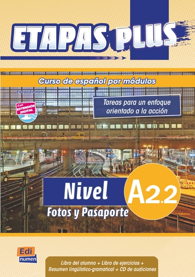 ETAPAS PLUS A2.2.ALUMNO+EJ.+CD FOTOS Y PASAPORTE