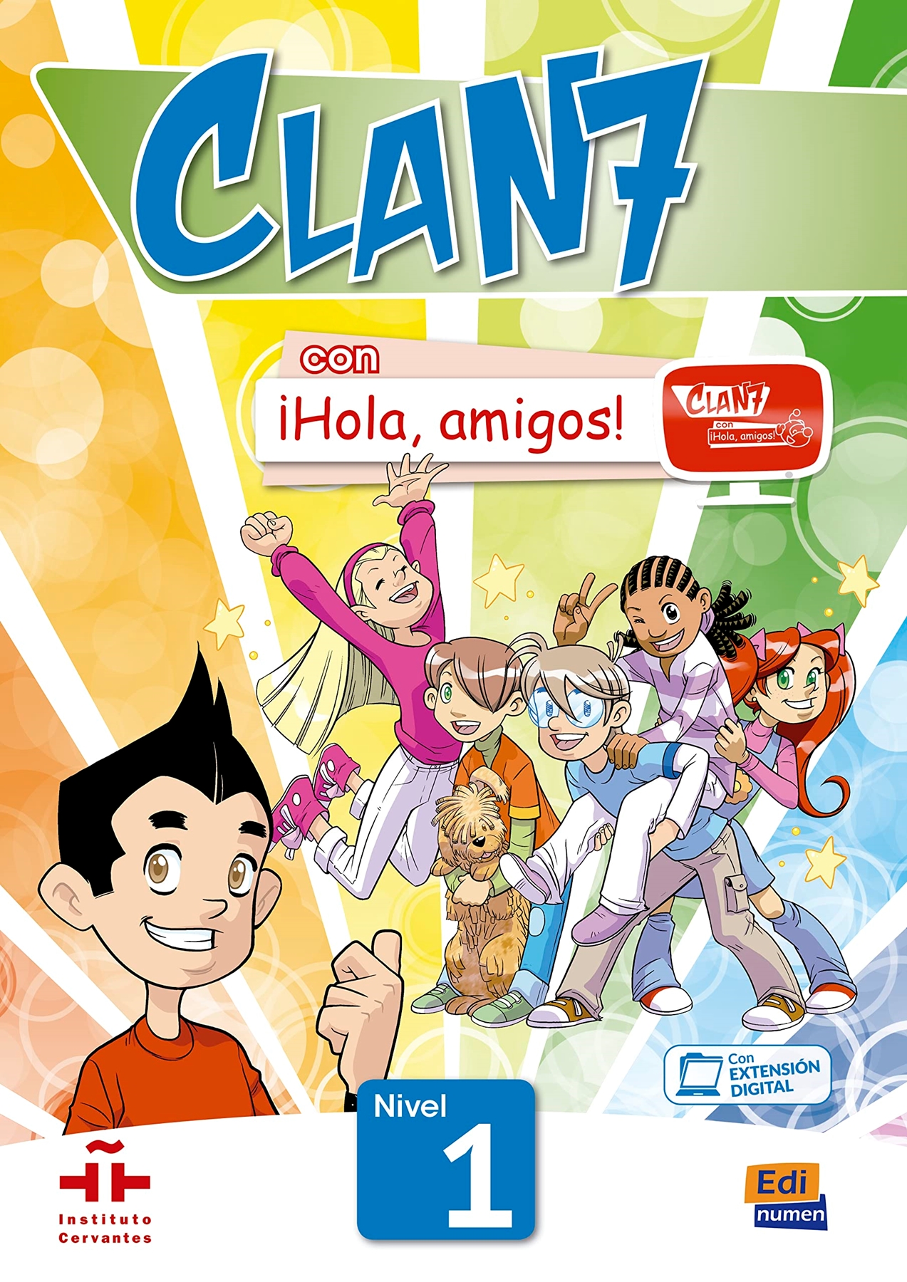 EDI-CLAN 7 HOLA AMIGOS NIVEL 1 MOCHILA PROF