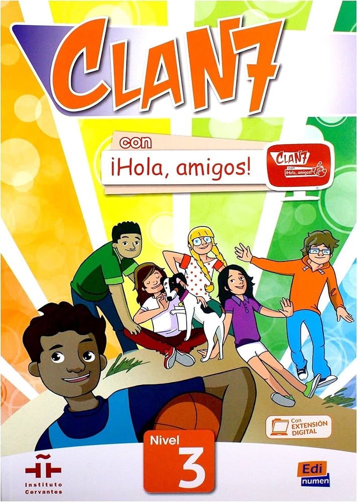 EDI-CLAN 7 HOLA AMIGOS NIVEL 3 MOCHILA PROF